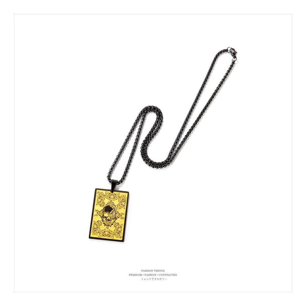 men skull necklace - Picture 6 of 6